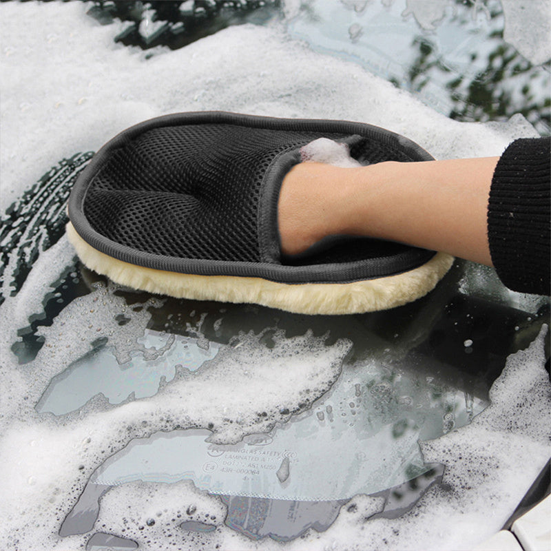 Car Brush Cleaner Soft Gloves 5.91*9.45inch Car Cleaning