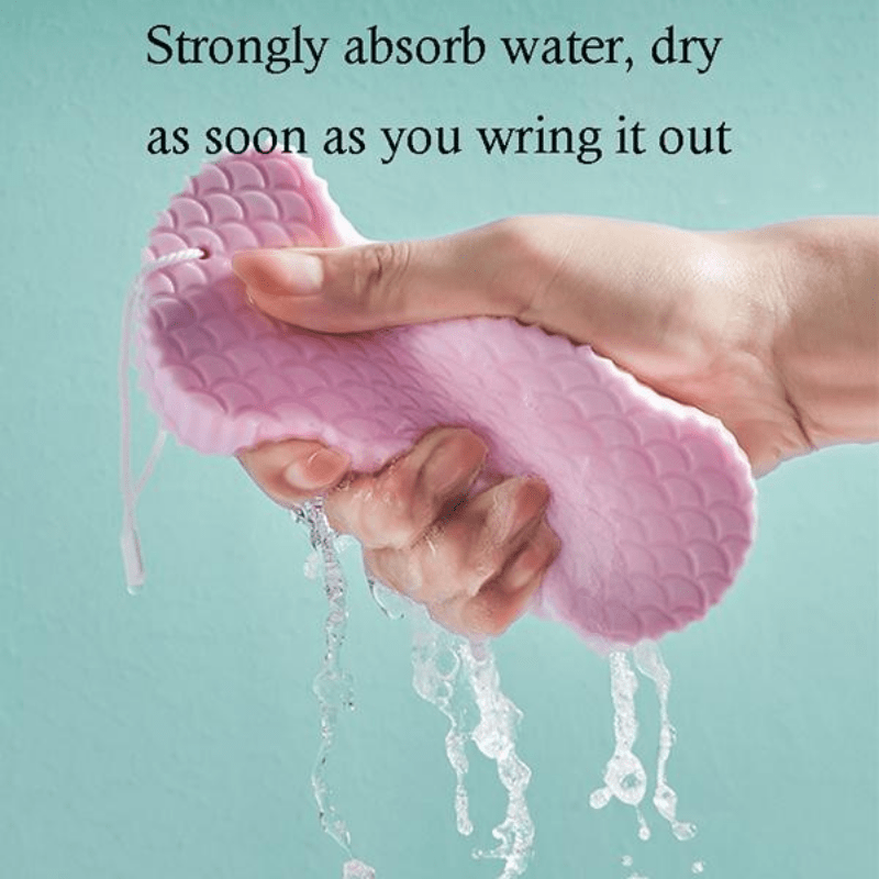 Deluxe Magic Body Sponge - Gentle Exfoliating Massager for Smooth Skin, Dead Skin Remover, Shower Brush, and Body Scrubber - Alcohol-Free, Effective Bathroom Accessories for Soft and Radiant Skin