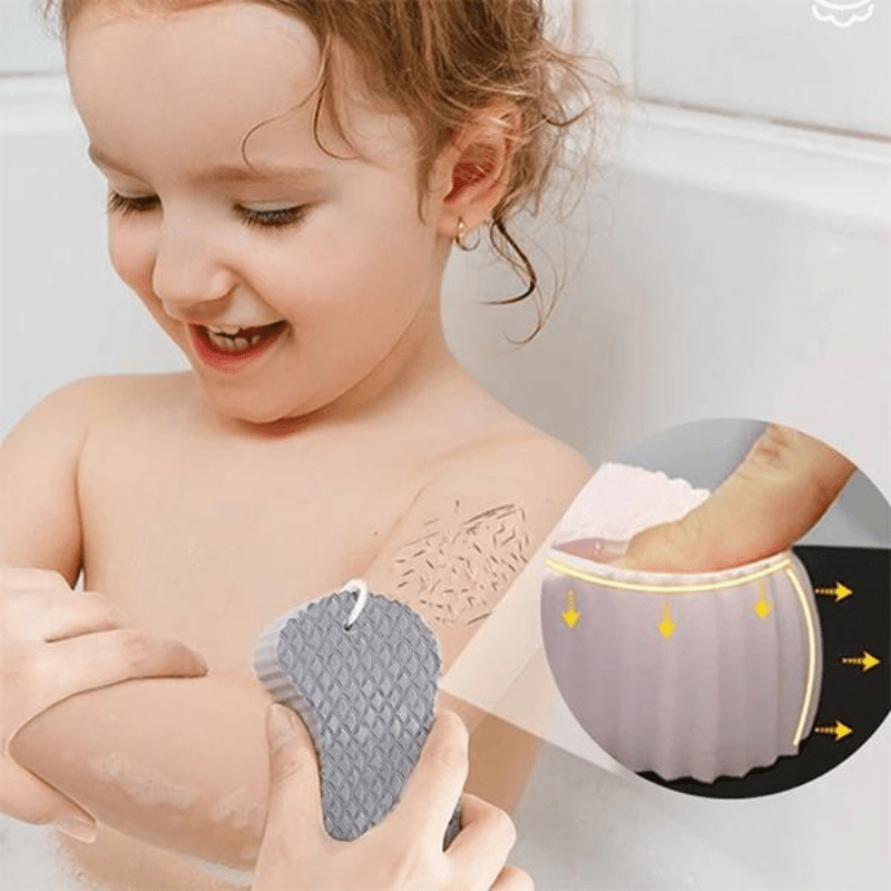 Deluxe Magic Body Sponge - Gentle Exfoliating Massager for Smooth Skin, Dead Skin Remover, Shower Brush, and Body Scrubber - Alcohol-Free, Effective Bathroom Accessories for Soft and Radiant Skin