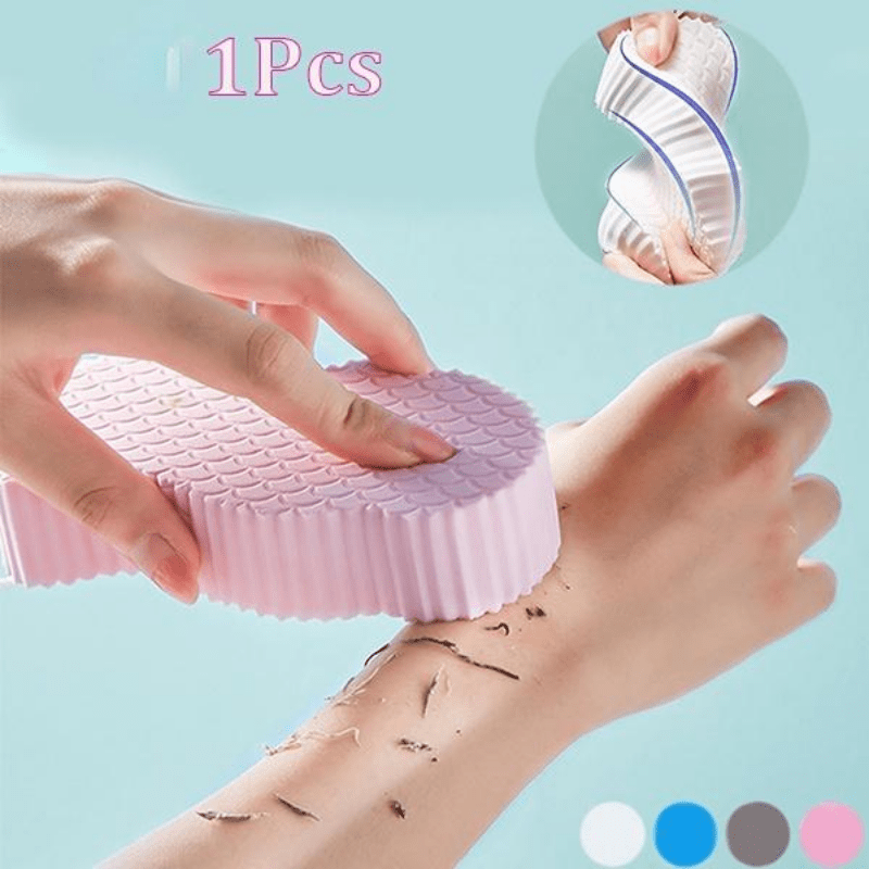 Deluxe Magic Body Sponge - Gentle Exfoliating Massager for Smooth Skin, Dead Skin Remover, Shower Brush, and Body Scrubber - Alcohol-Free, Effective Bathroom Accessories for Soft and Radiant Skin