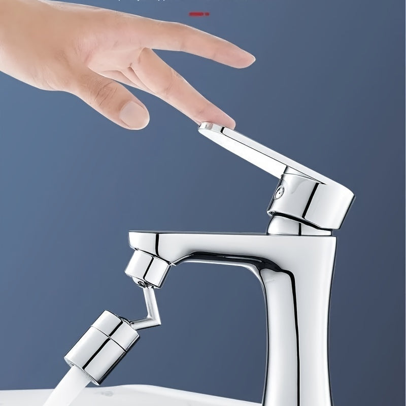1pc Faucet Washbasin, 720 Degree Rotatable Splash-proof Water Kitchen Bathroom Extension, Water Saving Mouthwash Aerator