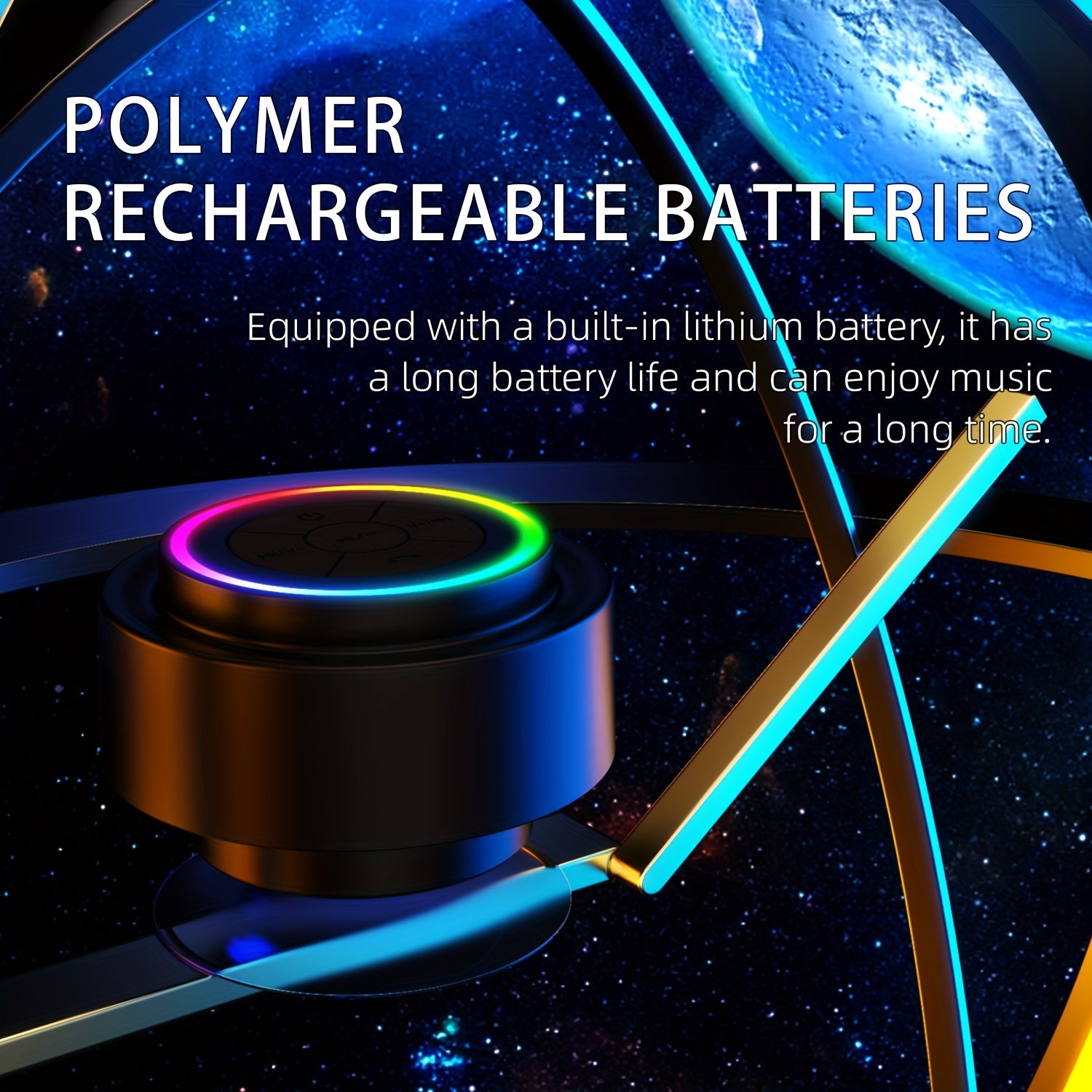 Portable Shower Speaker With Built-in Microphone, Voice Assistant Control, Hands-Free Calling, TWS Playback, 5W High Power, Rechargeable Lithium Polymer Battery, Long-Lasting Playtime, HD Decoding, Strong Suction Cup, RGB Lig