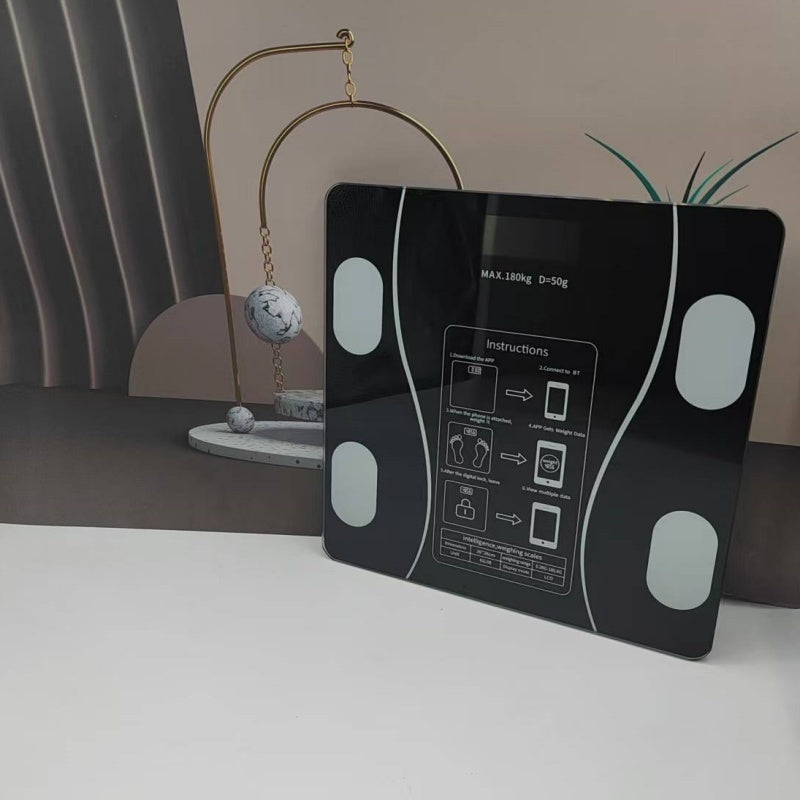 Home Version of Intelligent Electronic Scales, Weighing Scale, Body Fat Scales, Fat Scales, Bathroom Scales, Home Small Weighing Scale, Bathroom Scale, Sleek Design, Durable Construction, Scale, Healthconscious Users, Health