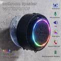 Portable Shower Speaker With Built-in Microphone, Voice Assistant Control, Hands-Free Calling, TWS Playback, 5W High Power, Rechargeable Lithium Polymer Battery, Long-Lasting Playtime, HD Decoding, Strong Suction Cup, RGB Lig