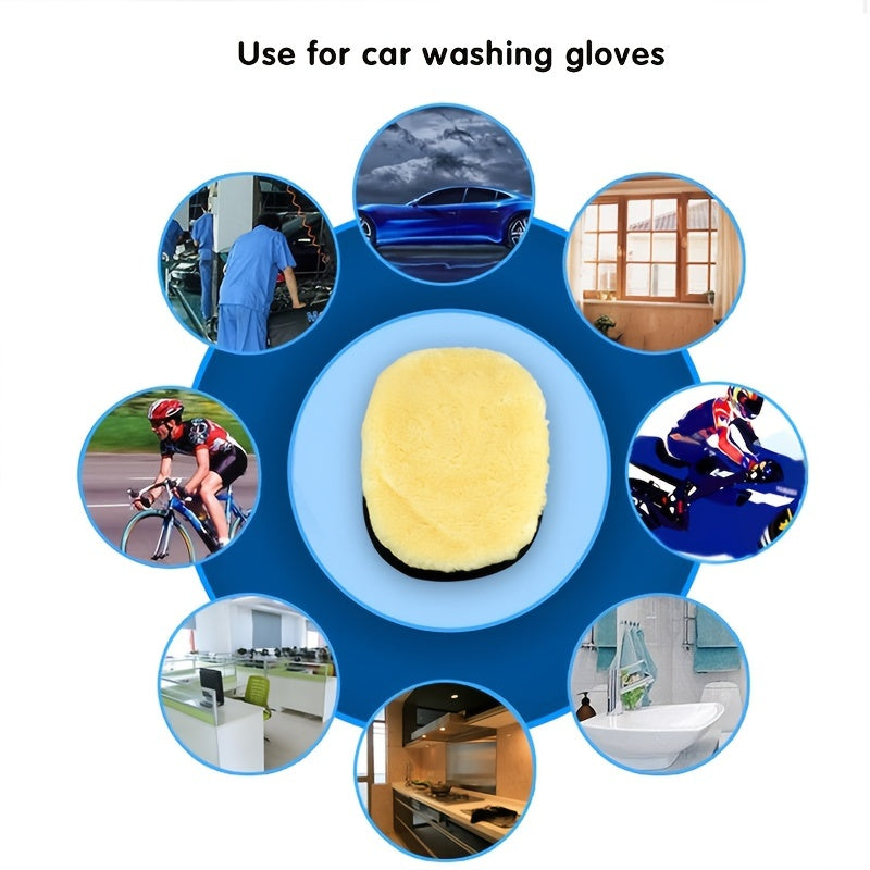 Car Brush Cleaner Soft Gloves 5.91*9.45inch Car Cleaning