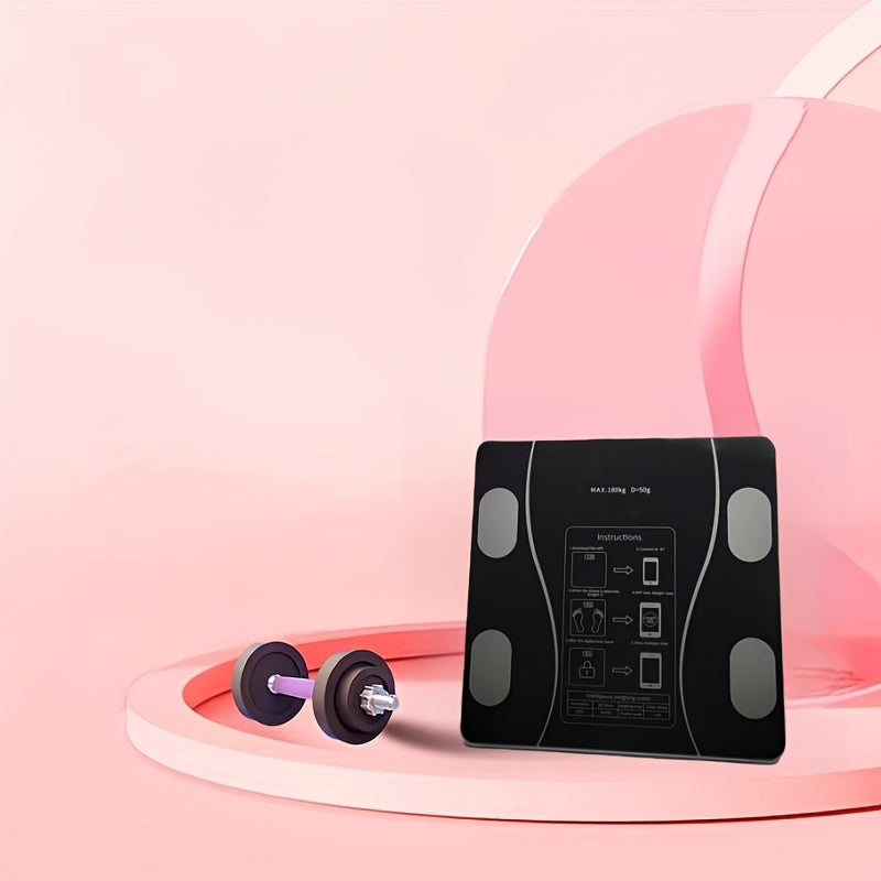 Home Version of Intelligent Electronic Scales, Weighing Scale, Body Fat Scales, Fat Scales, Bathroom Scales, Home Small Weighing Scale, Bathroom Scale, Sleek Design, Durable Construction, Scale, Healthconscious Users, Health