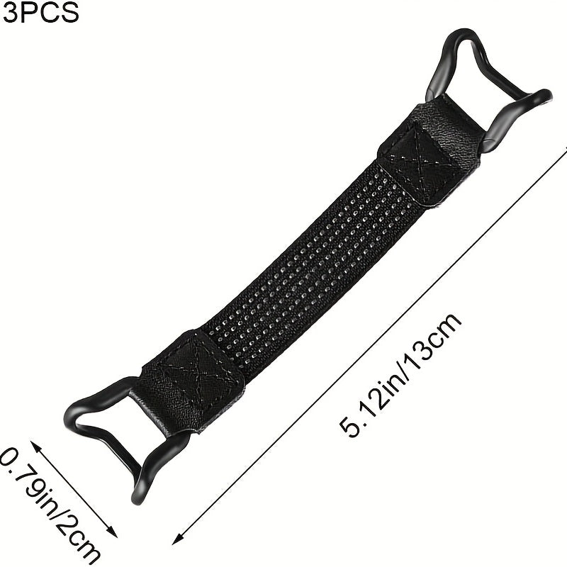 3pcs Mobile Phone Security Hand Strap Holder Security Hand Strap Holder Phone Security Hand Grip Phone Accessory For 5.2-7.5 Inch Smartphones