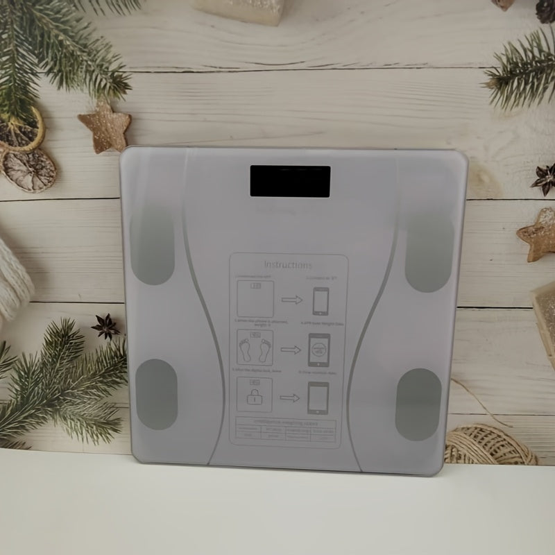 Home Version of Intelligent Electronic Scales, Weighing Scale, Body Fat Scales, Fat Scales, Bathroom Scales, Home Small Weighing Scale, Bathroom Scale, Sleek Design, Durable Construction, Scale, Healthconscious Users, Health