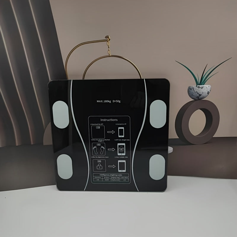 Home Version of Intelligent Electronic Scales, Weighing Scale, Body Fat Scales, Fat Scales, Bathroom Scales, Home Small Weighing Scale, Bathroom Scale, Sleek Design, Durable Construction, Scale, Healthconscious Users, Health