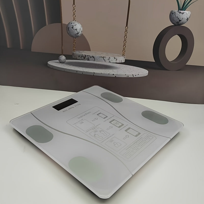 Home Version of Intelligent Electronic Scales, Weighing Scale, Body Fat Scales, Fat Scales, Bathroom Scales, Home Small Weighing Scale, Bathroom Scale, Sleek Design, Durable Construction, Scale, Healthconscious Users, Health